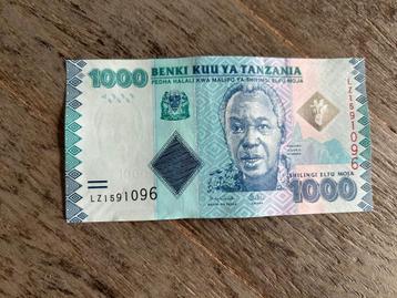 1000 shilling Tanzania beschikbaar voor biedingen