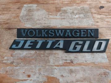Volkswagen Jetta GLD MK1 embleem logo set beschikbaar voor biedingen