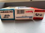 Marklin HO kiepwagons 4413 en hogeboordwagon 4623, Wisselstroom, Wagon, Ophalen of Verzenden, Zo goed als nieuw