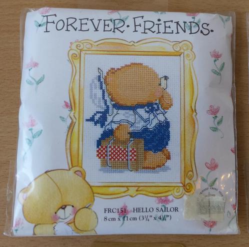 Forever Friends Pakketje Hello Sailor - Anchor, Hobby en Vrije tijd, Borduren en Borduurmachines, Nieuw, Borduurpakket, Handborduren