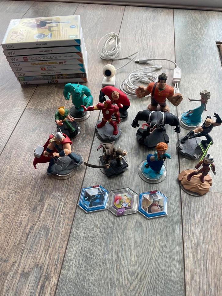 Wii Games en Disney infinity Characters, Spelcomputers en Games, Games | Nintendo Wii, Avontuur en Actie, 2 spelers, Vanaf 3 jaar