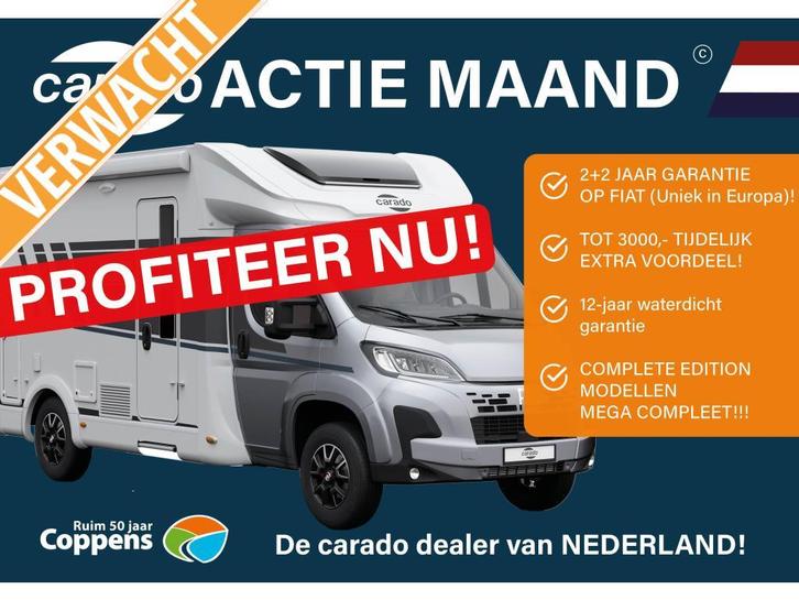 Carado T135 PRO+ AUTOMAAT !!!!, Caravans en Kamperen, Campers, Bedrijf, tot en met 2, Half-integraal, Carado, Diesel, Automaat