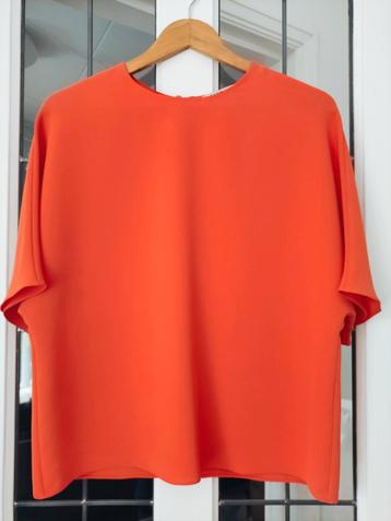 Natan Oranje Blouse Maat 38 beschikbaar voor biedingen