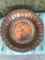 Antiek schaal india koper, Antiek en Kunst, Antiek | Koper en Brons, Ophalen of Verzenden