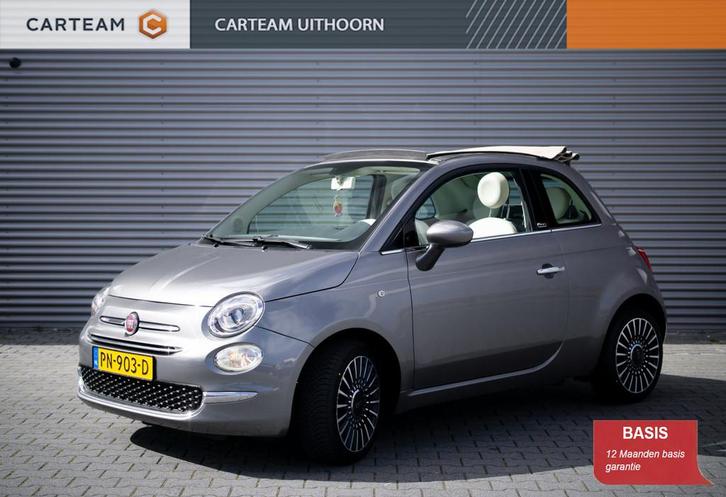 Fiat 500 C 0.9 TwinAir Turbo Lounge, Cabrio, Airco, Navigati, Auto's, Fiat, Bedrijf, Te koop, 500C, ABS, Airbags, Airconditioning