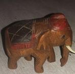 HOUT GESNEDEN OLIFANT, Antiek en Kunst, Ophalen of Verzenden