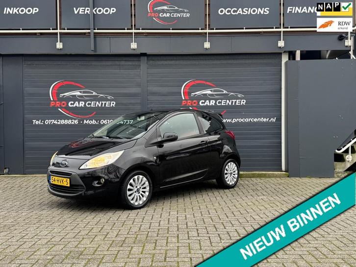 Ford Ka 1.2 Titanium CLIMATE|PDC|EL.RAMEN|AUX|LMV|NAP|APK, Auto's, Ford, Bedrijf, Te koop, Ka, ABS, Airbags, Airconditioning, Boordcomputer