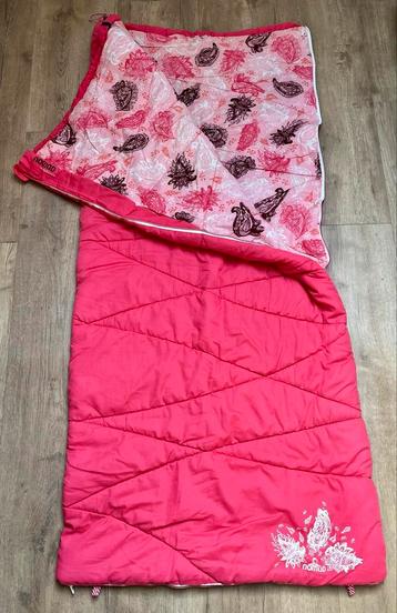 Nomad Slaapzak - Roze met Paisley Print (160 x 70 cm) beschikbaar voor biedingen
