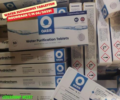 Oasis water zuiverings tabletten, Caravans en Kamperen, Kampeeraccessoires, Nieuw, Ophalen of Verzenden