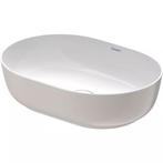 Duravit Luv waskom met WonderGliss 50x35x14cm Wit/Mat grijs, Ophalen of Verzenden, Nieuw, Steen, Wastafel
