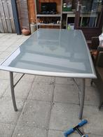 Eettafel te koop, Tuin en Terras, Ophalen, Gebruikt, Rechthoekig, Aluminium