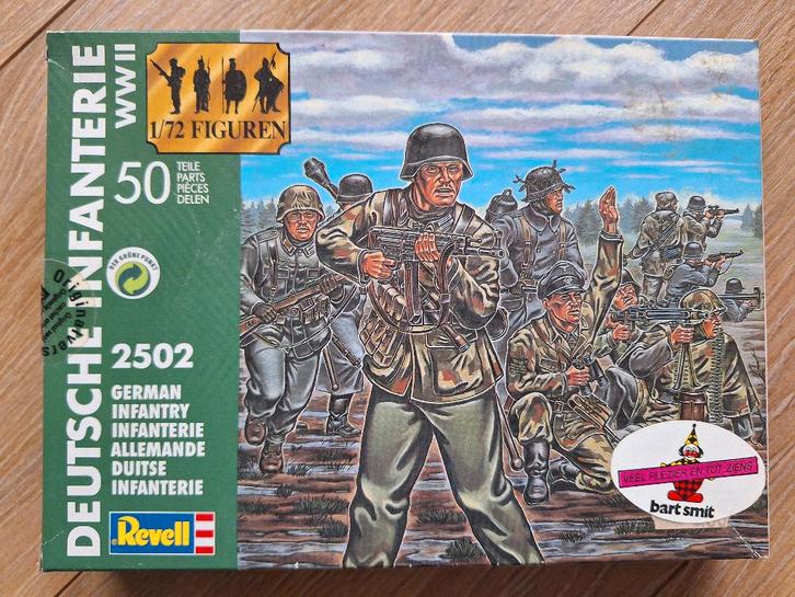 1:72 1/72 Revell German Infantry, Hobby en Vrije tijd, Modelbouw | Figuren en Diorama's, Zo goed als nieuw, Figuur of Figuren