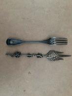 2 antieke vorken 1 Cakeprikker en 1 gewone, Ophalen