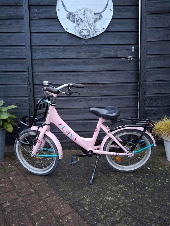 Alpina Clubb kinderfiets meisjesfiets 16 inch in goede staat, Fietsen en Brommers, Fietsen | Kinderfietsjes, Zo goed als nieuw