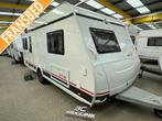 Bürstner Premio SkyLine 460 TS - FRANS BED, Caravans en Kamperen, Caravans, Rondzit, Schokbreker, 5 tot 6 meter, Tot en met 4