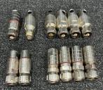 12 type-N coax pluggen, RFS Spinner ?, Telecommunicatie, Ophalen of Verzenden, Gebruikt
