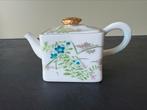Kyoto fine porcelain theepotje, Huis en Inrichting, Keuken | Servies, Verzenden, Zo goed als nieuw, Overige stijlen