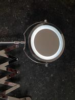 Scheerspiegel met Verlichting - AAA Batterijen, Huis en Inrichting, Woonaccessoires | Spiegels, Minder dan 50 cm, Gebruikt, Rond