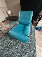 Nieuwe (kunst) leren fauteuil, Huis en Inrichting, Fauteuils, Ophalen, Minder dan 75 cm, Nieuw, Metaal
