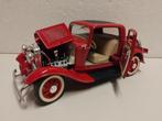 Ford 1932 3 Window Coupe rood Legend metal nobox 1:18 KRD, Hobby en Vrije tijd, Modelauto's | 1:18, Ophalen of Verzenden, Zo goed als nieuw