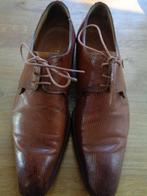 DOMINI leren veterschoenen:mt 42, Bruin, Domini, Ophalen of Verzenden, Zo goed als nieuw