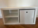Ikea Kallax kast met opbergbak wit €15, Huis en Inrichting, Ophalen, 50 tot 100 cm, Zo goed als nieuw, Minder dan 100 cm