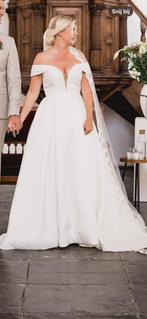 Hele mooie bruidsjurk van pronovinas, Ophalen, Zo goed als nieuw, Wit, Trouwjurk