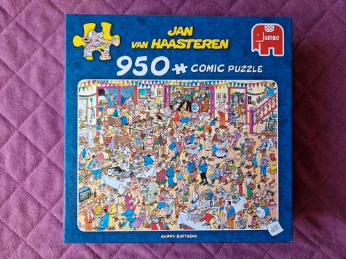 Jan van Haasteren: Happy Birthday (950 stukjes), Hobby en Vrije tijd, Denksport en Puzzels, Zo goed als nieuw, Legpuzzel, 500 t/m 1500 stukjes
