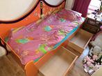 Leuk meidenbed/princessenbed oranje+paars 80x200, Ophalen, Gebruikt, 80 cm, 200 cm