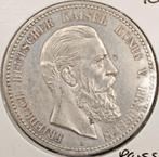 1888 5 Mark Pruisen Friedrich, Ophalen of Verzenden, Duitsland, Losse munt, Zilver