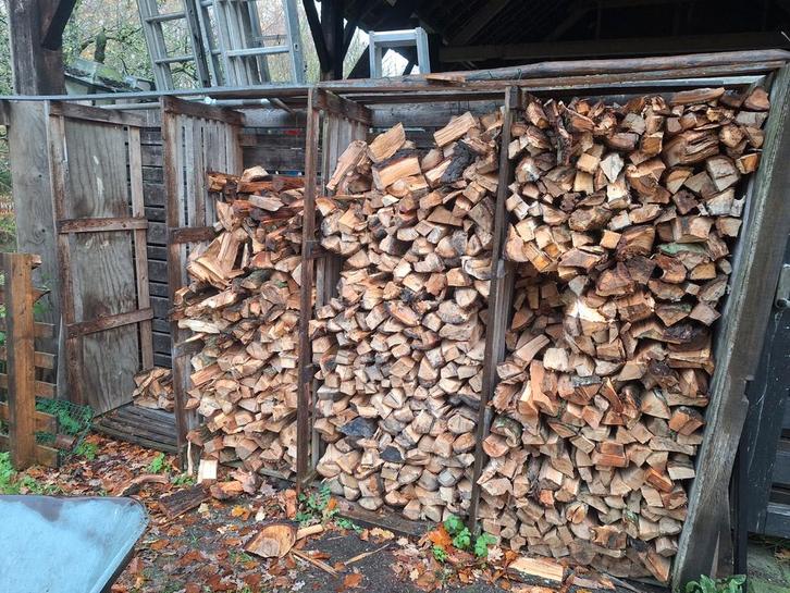 Haardhout - Gekloofd of in Stammetjes, Tuin en Terras, Haardhout, Blokken, Eikenhout, 6 m³ of meer, Ophalen