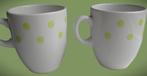 Mok Groen Dot~Mokken met Stippen~Porseleinen koffiemokken, Huis en Inrichting, Keuken | Servies, Nieuw, Ophalen of Verzenden, Overige stijlen