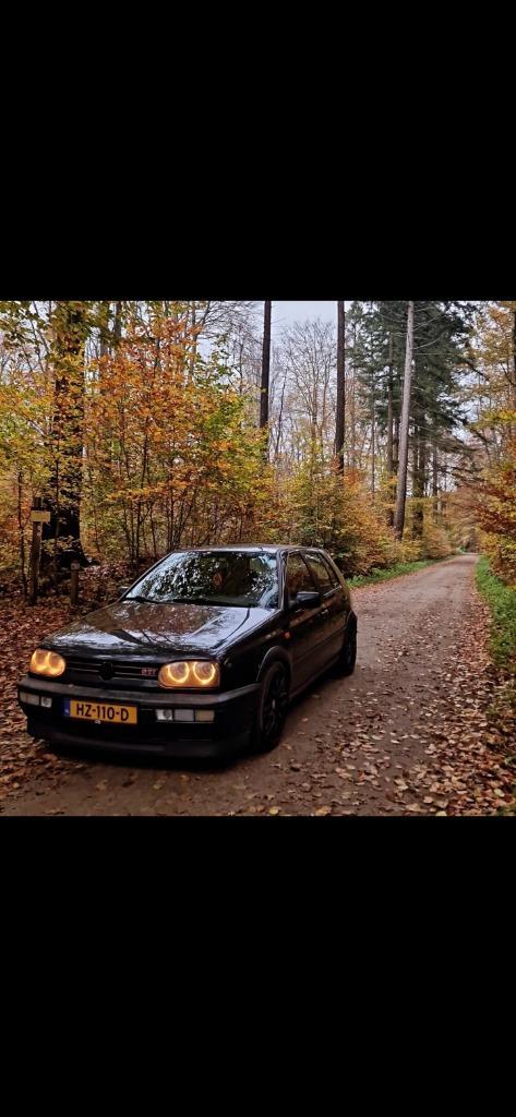 Volkswagen 1993 Zwart gti, Auto's, Volkswagen, Particulier, Golf, ABS, Airbags, Airconditioning, Climate control, Elektrische buitenspiegels