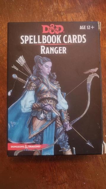 D&D Spellbook Cards - Ranger beschikbaar voor biedingen