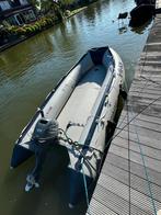 Rubberboot 380 + 15pk Yamaha buitenboordmotor, Watersport en Boten, Airdeck, Zo goed als nieuw, Benzine, Minder dan 70 pk