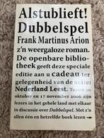 Dubbelspel - Frank Martinus Arion, Ophalen of Verzenden, Gelezen, Nederland