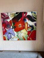 Bloemen schilderij, Ophalen
