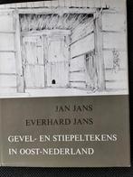 Gevel en stiepeltekens Oost Nederland Jan Jans Everhard Jans, Boeken, Ophalen of Verzenden, Zo goed als nieuw