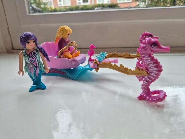Playmobil Zeemeerminnen Koets, Kinderen en Baby's, Speelgoed | Playmobil, Zo goed als nieuw, Ophalen of Verzenden