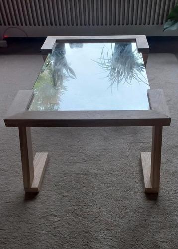 Design salontafel - 95x60cm - eikenhout beschikbaar voor biedingen