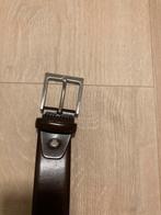 Donker bruin glad leren riem, Kleding | Heren, Riemen en Ceinturen, 95 tot 105 cm, Bruin, Echt leder, Ophalen of Verzenden