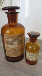 2 apothekersflesjes parfumflesjes, Ophalen of Verzenden