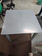 Te koop uitschuif tafel grijs., Huis en Inrichting, Tafels | Eettafels, Ophalen, 100 tot 150 cm, 50 tot 100 cm, Zo goed als nieuw
