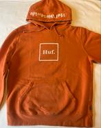 Huf Worldwide (L) Oranje Hoodie, Kleding | Heren, Ophalen of Verzenden, Zo goed als nieuw, Oranje