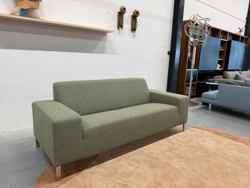 Nieuw Gelderland 6511 Bank 2,5 zits Eucalyptus groen Stof, Huis en Inrichting, Banken | Bankstellen, Nieuw, Rechte bank, Tweepersoons
