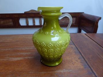 Mooie vintage opaline vaas, 30 cm. beschikbaar voor biedingen