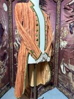 Antieke fluwelen theater jas heren maat S/M, Ophalen of Verzenden, Heren