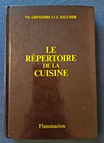 Le Répertoire de la Cuisine, Ophalen of Verzenden, Gelezen, Th. Gringoire en L. Saulner