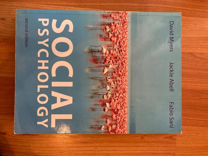 Social Psychology, IBSN: 9780077152352 Myers, Abell & Sani, Boeken, Studieboeken en Cursussen, Gelezen, WO, Alpha, Ophalen
