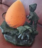 Unieke Lamp met Kabouter Design, Vintage, Ophalen of Verzenden, Zo goed als nieuw, Glas